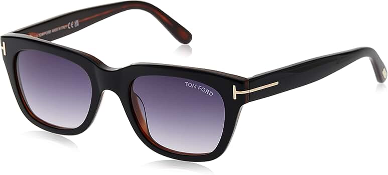 Amazon.co.jp: Tom Ford Snowdon TF 237 05B Black Sunglasses